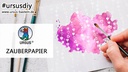 URSUS Zauberpapier 250 g/m2 10 Blatt, Weiss, Schmetterling