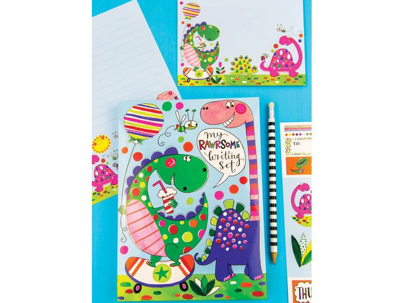 Rachel Ellen Briefpapierset Dinosaurier