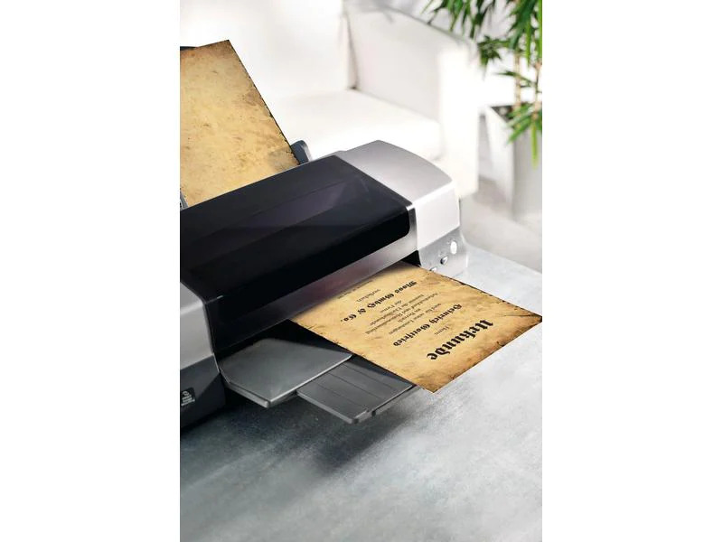 Sigel Motivpapier History A4, 90 g, 50 Blatt, Braun