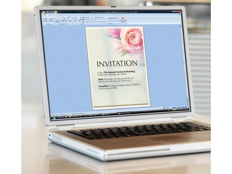 Sigel Motivpapier Rose Garden A4, 50 Blatt