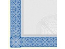 Sigel Motivpapier Wertpapier A4, 185 g, 20 Blatt, Blau