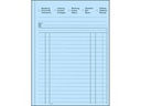Favorit Durchschreibeblock 156 x 210 mm Mehrzweckbuch, Blau/Weiss
