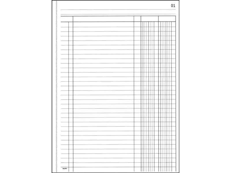 Favorit Durchschreibeblock 220 x 297 mm 2 Kolonnen