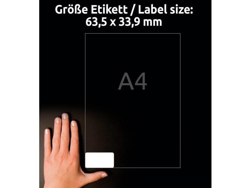 Avery Zweckform Adressetiketten L7159-100  63.5 x 33.9 mm