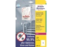 Avery Zweckform Antimikrobielle-Etiketten 210 x 297 mm, 10 Blatt, Weiss