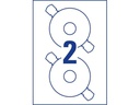 Avery Zweckform CD-Etiketten L6015-25 Ø 117 mm
