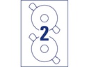 Avery Zweckform CD-Etiketten L6043-100 Ø 117 mm