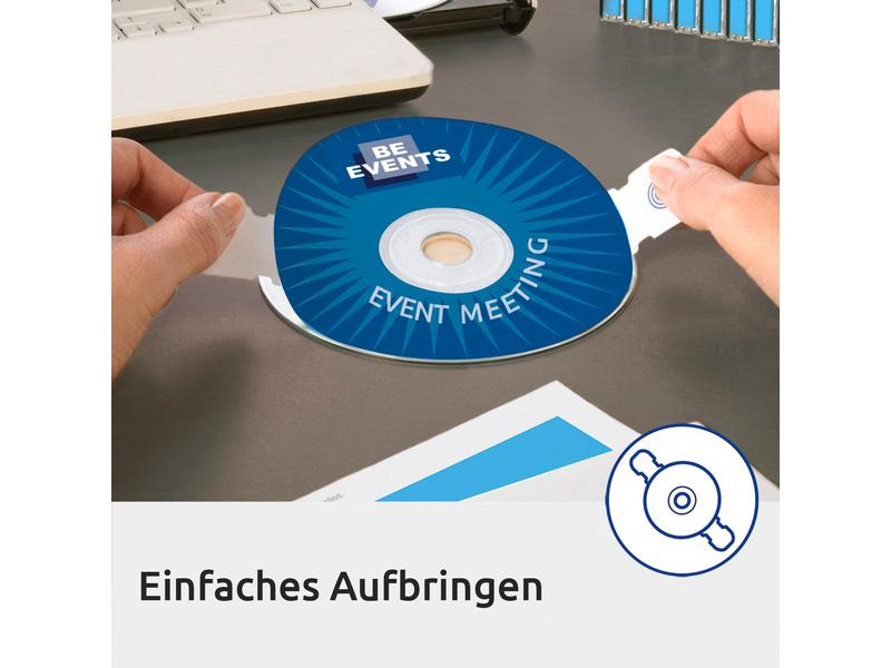 Avery Zweckform CD-Etiketten L6043-100 Ø 117 mm