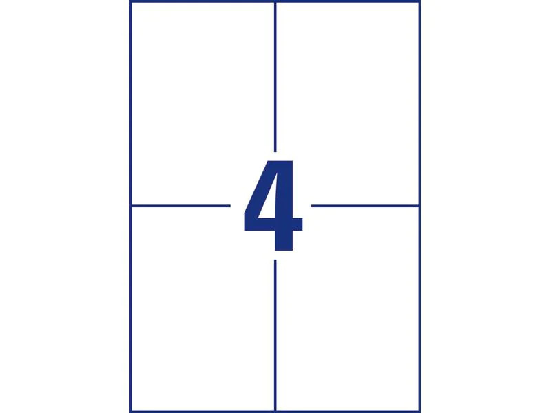 Avery Zweckform Hinweis-Etiketten Set 105 x 148 mm, 10 Blatt