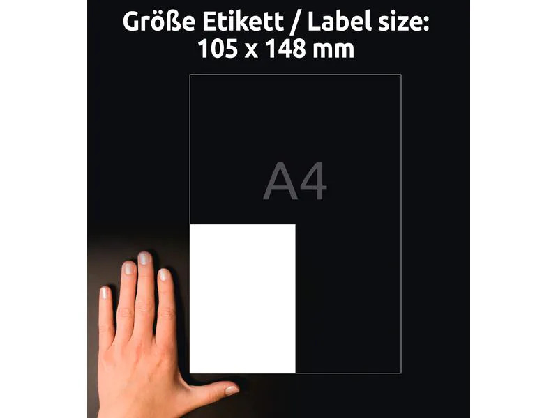 Avery Zweckform Hinweis-Etiketten Set 105 x 148 mm, 10 Blatt