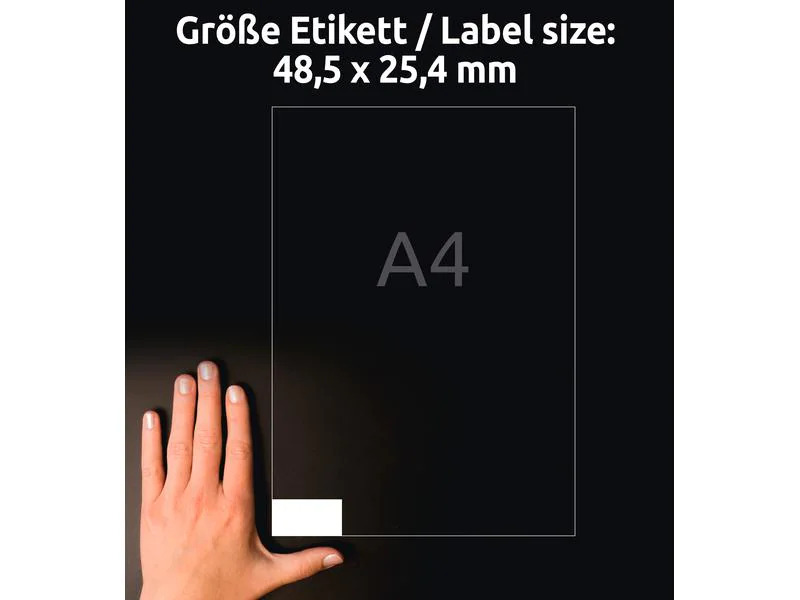 Avery Zweckform Hinweis-Etiketten Set 48.5 x 25.4 mm, 10 Blatt