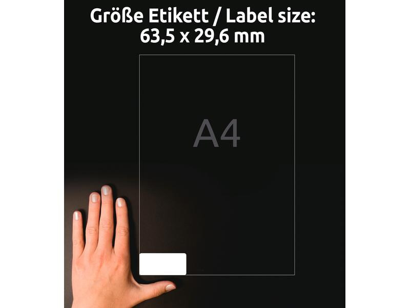 Avery Zweckform Hinweis-Etiketten Set 63.5 x 29.6 mm, 10 Blatt