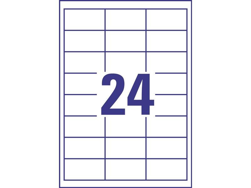 Avery Zweckform Hinweis-Etiketten Set 64.6 x 33.8 mm, 10 Blatt