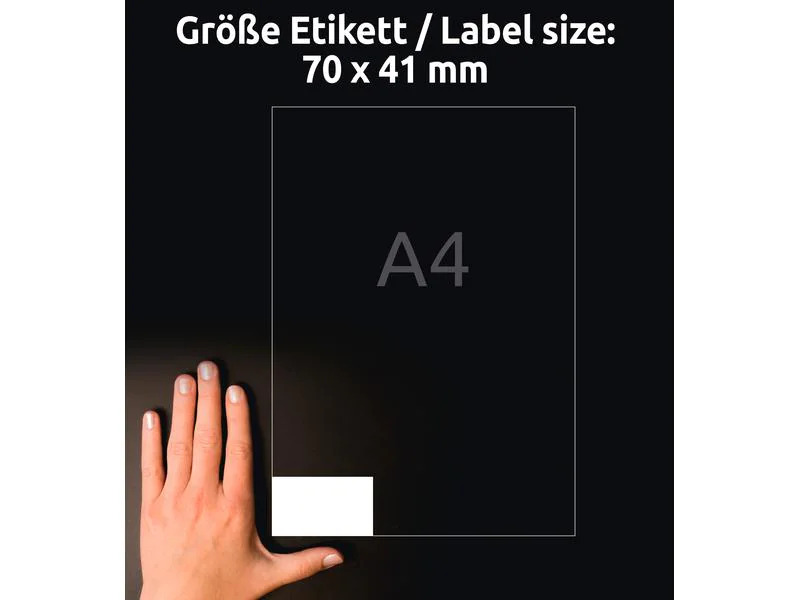Avery Zweckform Hinweis-Etiketten Set 70 x 41 mm, 10 Blatt