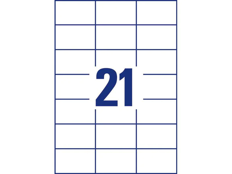Avery Zweckform Hinweis-Etiketten Set 70 x 42.3 mm, 10 Blatt