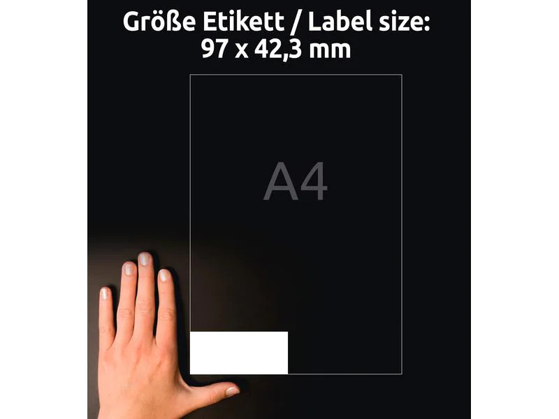 Avery Zweckform Hinweis-Etiketten Set 97 x 42.3 mm, 10 Blatt
