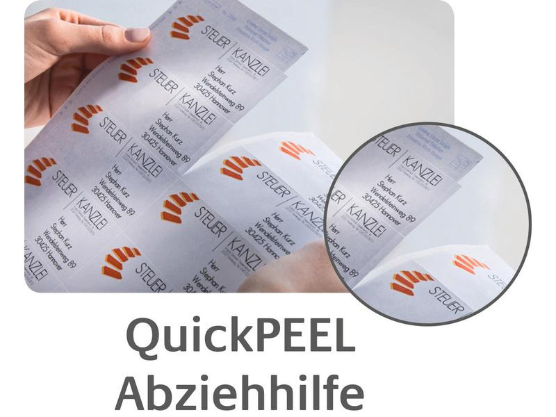 Avery Zweckform Hinweis-Etiketten Set Ø 199.6 x 143.5 mm, 10 Blatt