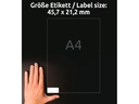 Avery Zweckform Hinweis-Etiketten Set Ø 35.6 x 16.9 mm, 100 Blatt