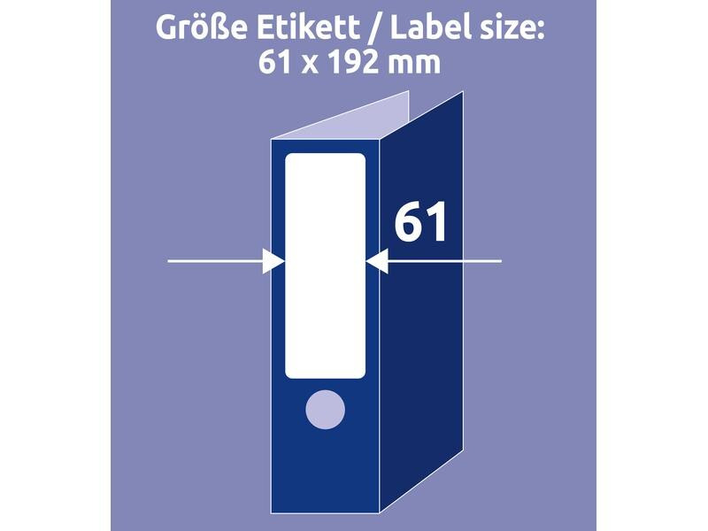 Avery Zweckform Ordneretiketten L4761 192 x 61 mm
