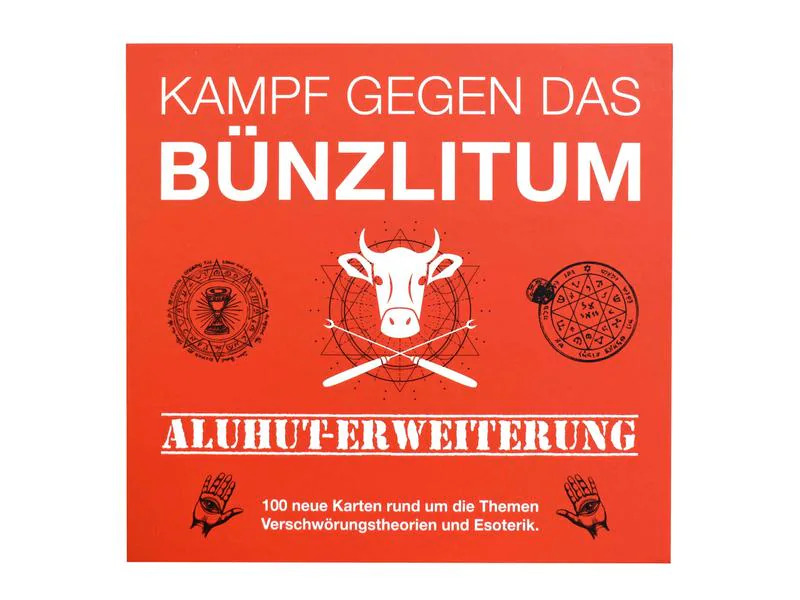 Kampf gegen das Bünzlitum Partyspiel Kampf gegen das Bünzlitum: Aluhut-Erweiterung
