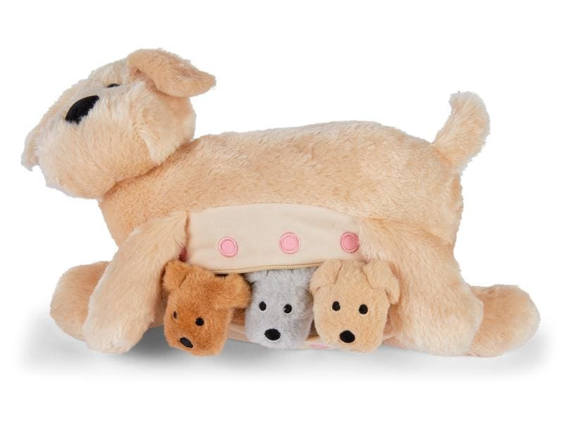 Mamanimals Kuscheltier Mama Hund &amp; Babys