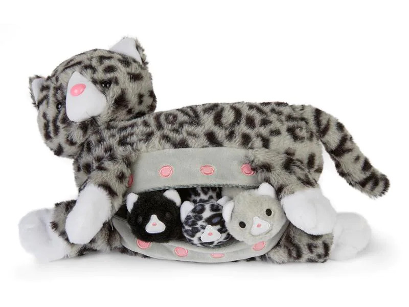 Mamanimals Kuscheltier Mama Katze &amp; Babys