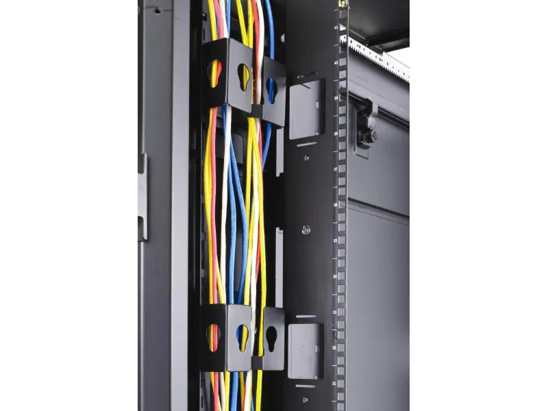 APC Kabelführungsklemme AR7710 19 Rack, Schwarz