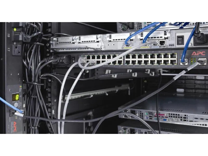 APC Kabelführungspanel AR8442 19 Rack, Schwarz