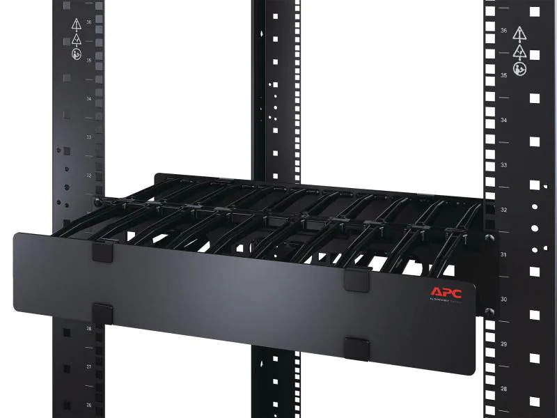 APC Kabelführungspanel AR8605 19 Rack, Schwarz