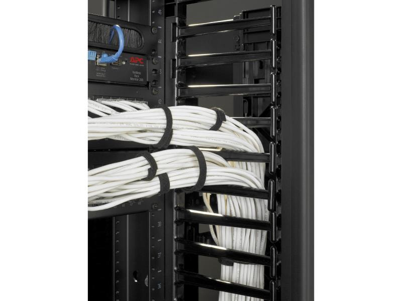 APC Kabelführungspanel AR8725 19 Rack, Schwarz