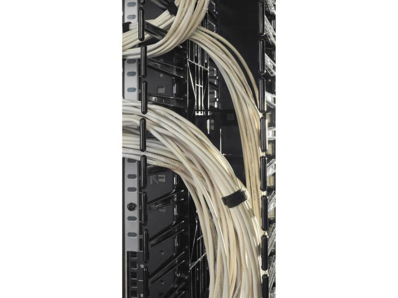 APC Kabelführungspanel AR8725 19 Rack, Schwarz