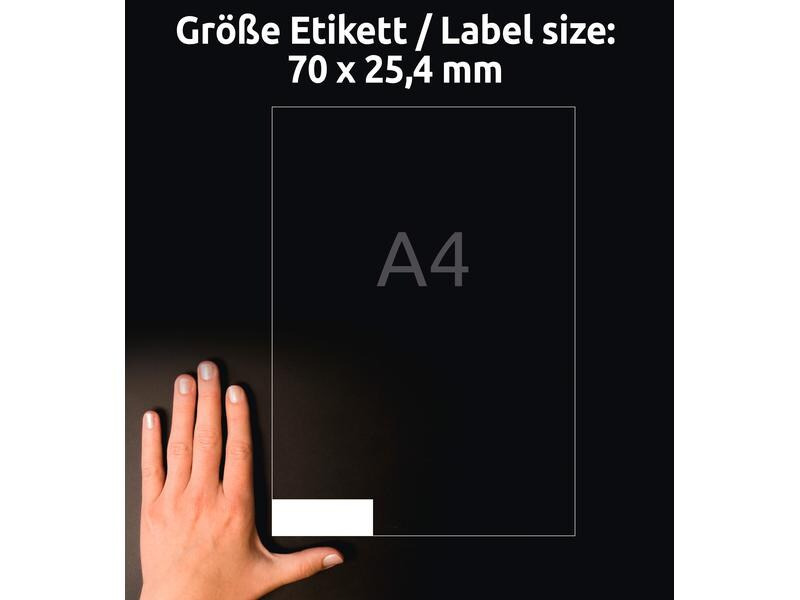 Avery Zweckform Universal-Etiketten 3421 70 x 25.4 mm