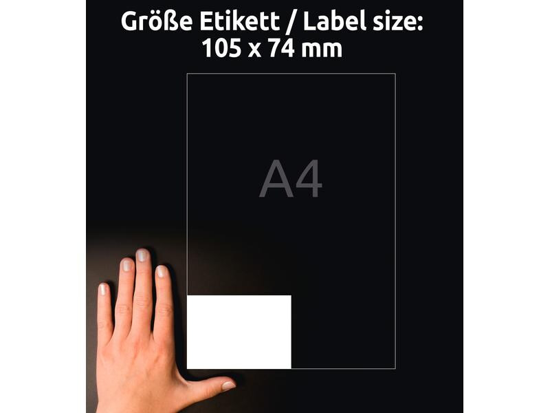 Avery Zweckform Universal-Etiketten 3427 105 x 74 mm