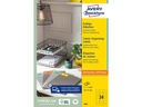 Avery Zweckform Universal-Etiketten 3451 70 x 37 mm, Gelb