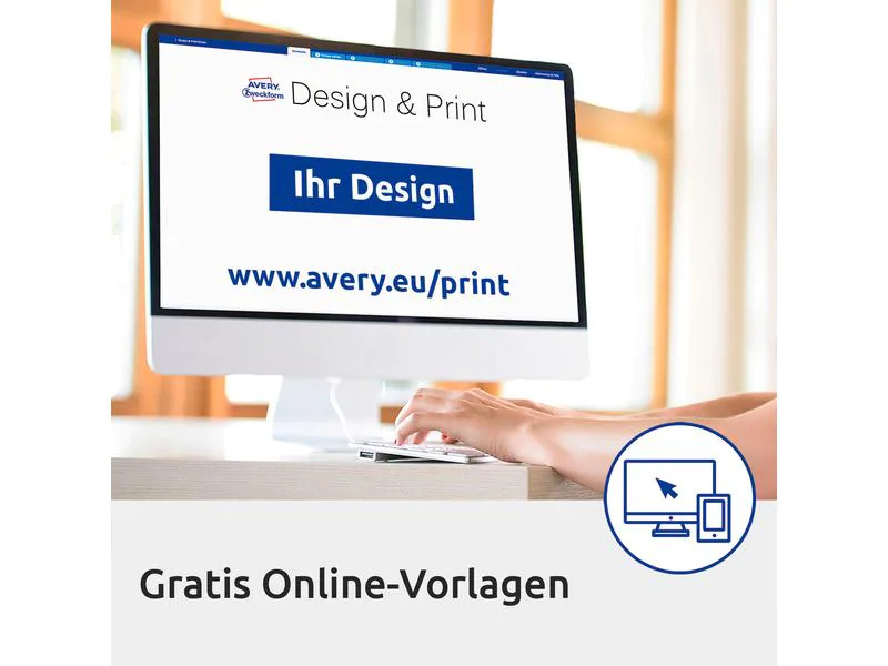 Avery Zweckform Universal-Etiketten 3474-10 70 x 37 mm