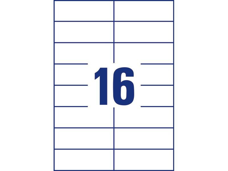 Avery Zweckform Universal-Etiketten 3484 105 x 37 mm