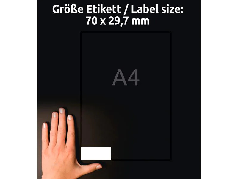 Avery Zweckform Universal-Etiketten 3489 70 x 29.7 mm
