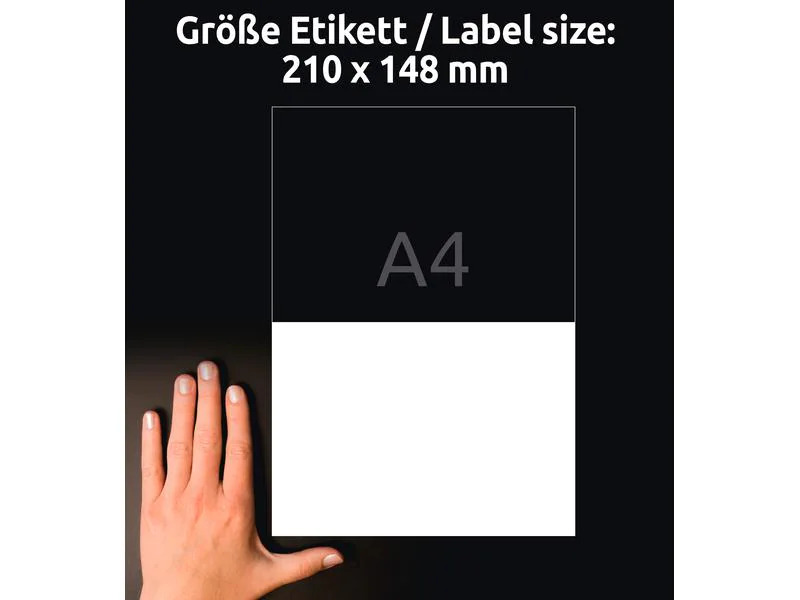 Avery Zweckform Universal-Etiketten 3655 210 x 148 mm
