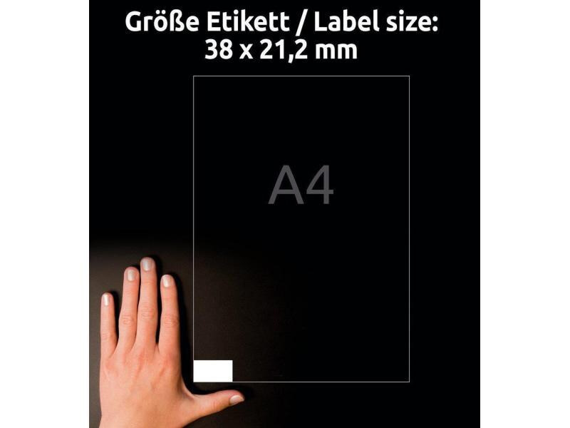 Avery Zweckform Universal-Etiketten 6121  38 x 21.2 mm