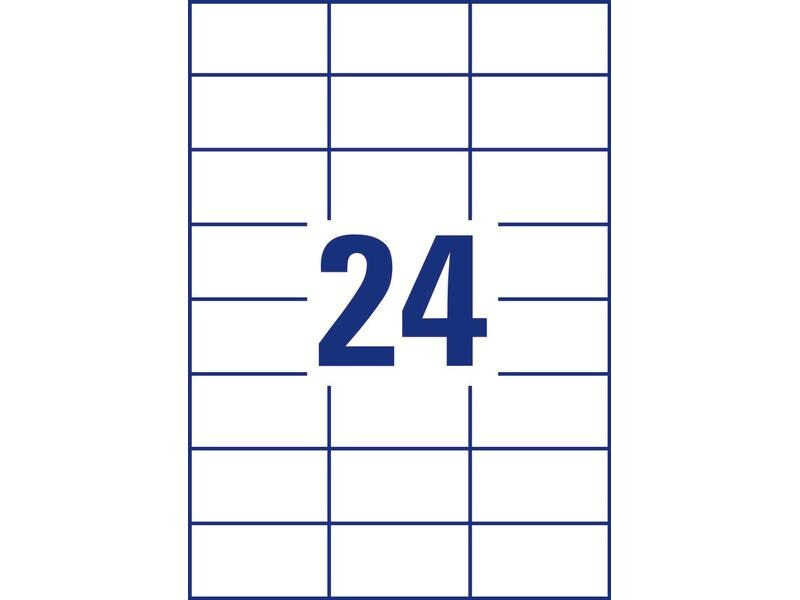 Avery Zweckform Universal-Etiketten 70 x 37 mm, Wetterfest