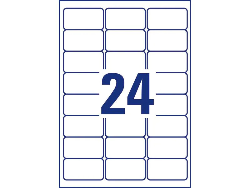 Avery Zweckform Universal-Etiketten J4773 63,5 x 33,9 mm Wetterfest