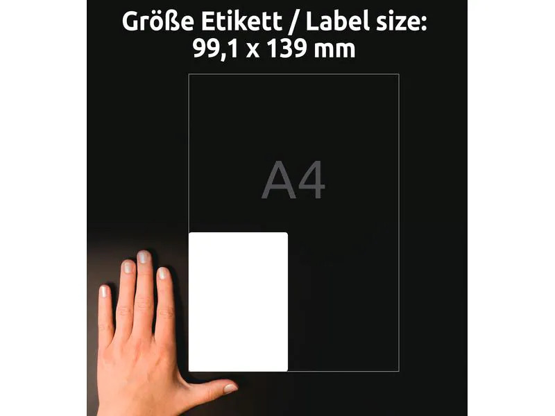 Avery Zweckform Universal-Etiketten L4733REV-25 99,1 x 139 mm