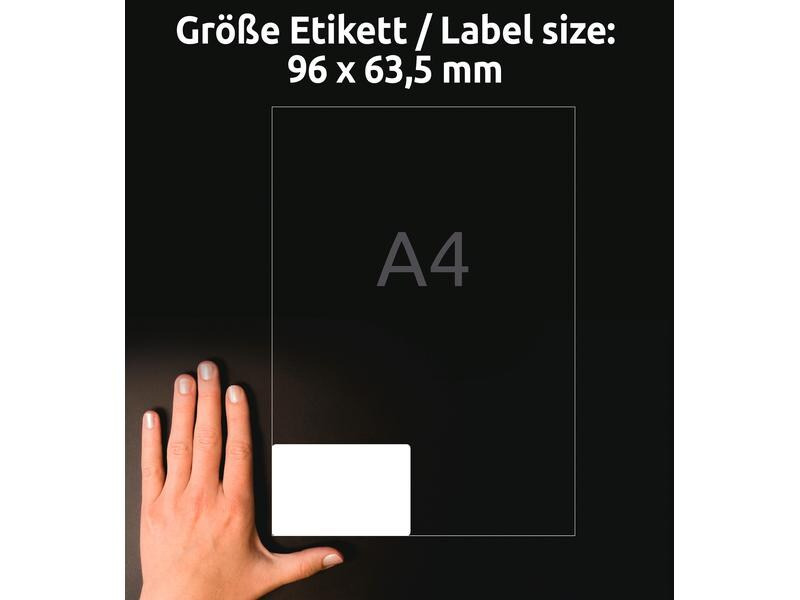 Avery Zweckform Universal-Etiketten L4745REV-25 96 x 63.5 mm