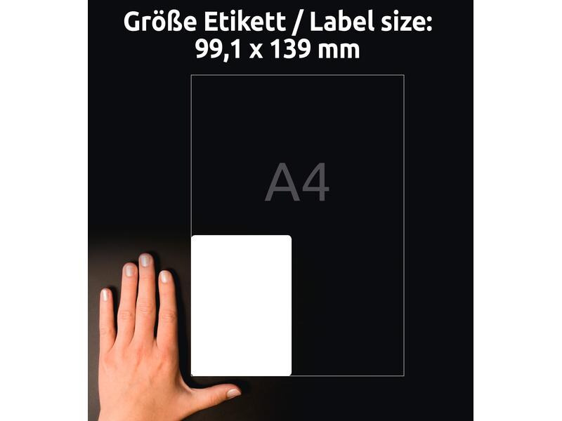 Avery Zweckform Universal-Etiketten L4774-20 99.1 x 139 mm Wetterfest