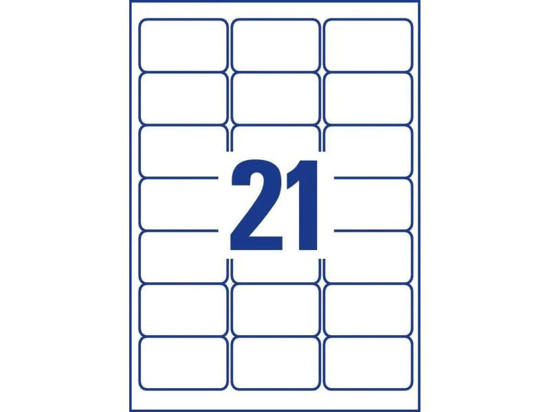 Avery Zweckform Universal-Etiketten L6023REV-25 63.5 x 38.1 mm