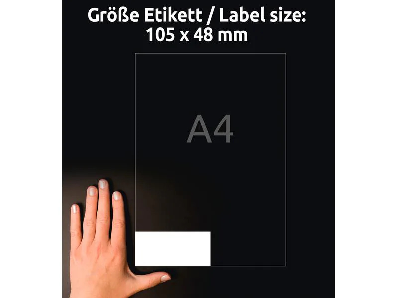 Avery Zweckform Universal-Etiketten L7875-20 105 x 48 mm
