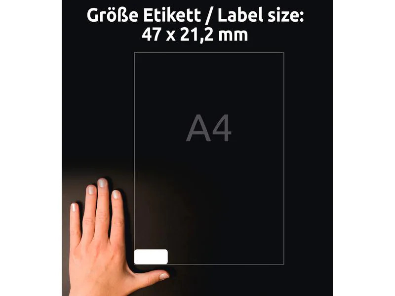 Avery Zweckform Universal-Etiketten L7911-10 45.7 x 21.2 mm