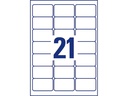 Avery Zweckform Versand-Etiketten 63.5 x 38.1 mm L7560 Transparent