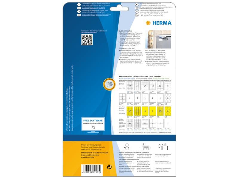 HERMA Outdoor-Etiketten 9531 45.7 x 21.2 mm, 480 Etiketten