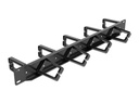 Delock Kabelführungspanel 1HE 19 Rack, Schwarz